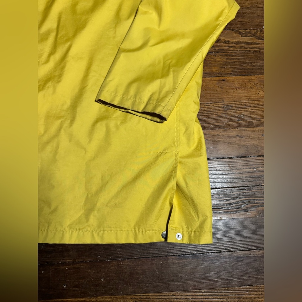 Burberry Yellow Trench coat XL Spring Rain Jacket - Picture 12 of 14